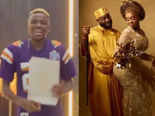 Watch Victor Osimhen’s Joyful Dance Upon Receiving Davido’s Wedding Invite