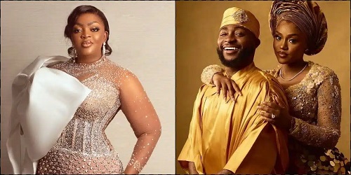 Eniola Badmus Congratulates Davido And Chioma Ahead of Wedding