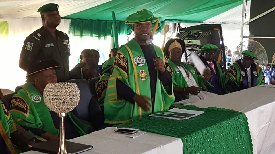 Vice President Osinbajo -Niger Delta Avengers Are fighting for their pocket not freedom