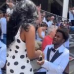 VIDEO: Proposal Gone Wrong as Woman’s Wig Is Stolen on Camera