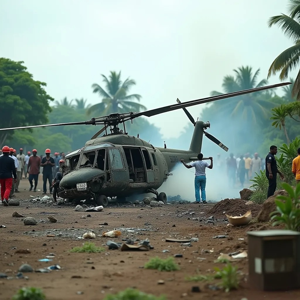 Tragedy Strikes Nigerian Skies: Helicopter Crash Claims Lives in Port Harcourt