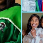 “Our hearts are filled with so much joy” – Tope Alabi celebrates daughter as she graduates from Covenant University with good grades (Photos)