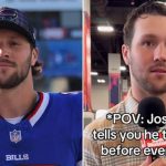 NFL Star Josh Allen Reveals He Throws Up Before Every Game