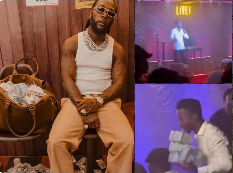 Burna Boy Gifts N4m to MC After He Claimed to be ‘Cubana Chief Priest's Abandoned Brother’