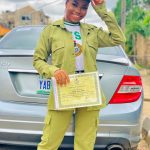 Popular Instagram Comedian Taaooma Completes Her NYSC (Photos)